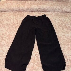 Abercrombie & Fitch Black Wide Leg Pants